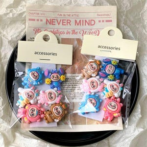 Ciondoli in resina Labubu per bambini fai da te/Fai da te/Accessori in resina/Materiale per artigianato/Labubu