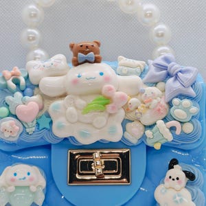 Bolsa hecha a mano/Bolsa portátil con pegamento en crema/Bolsa hecha a mano/Regalo de Año Nuevo/Regalo de cumpleaños/Niños/Pop-mart