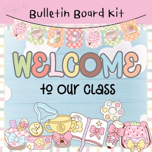 Back to School Bulletin Board Kit, Welcome Back to School Classroom Decor, Welcome to Our Class board decor