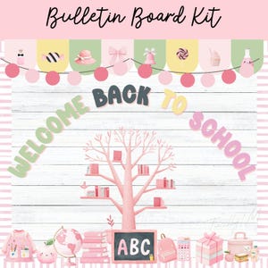 Back to School Bulletin Board Kit: Classroom Decor (PDF & PPT Files