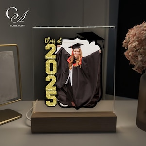 Personalized Graduation Photo Plaque: Class of 2025 Keepsake