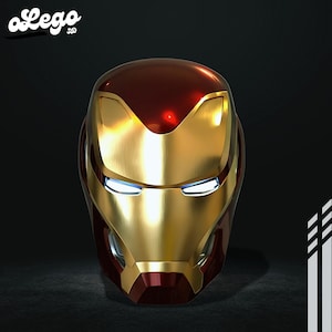Iron Man MK50 Infinity War Helmet, Iron Man Helmet Stl 3D Printing, Iron Man Helmet 3D model design, Iron Man Helmet Digital STL, 3D Model