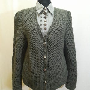 Honeycomb pattern Handmade cardigan