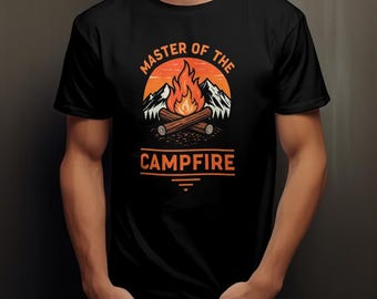 Camping Mode, Adventure Camping T-shirt, Campfire Tee, Outdoor Shirt, Nature Lover Gift, Camper Shirt, Campfire T-Shirt, Camping Lover