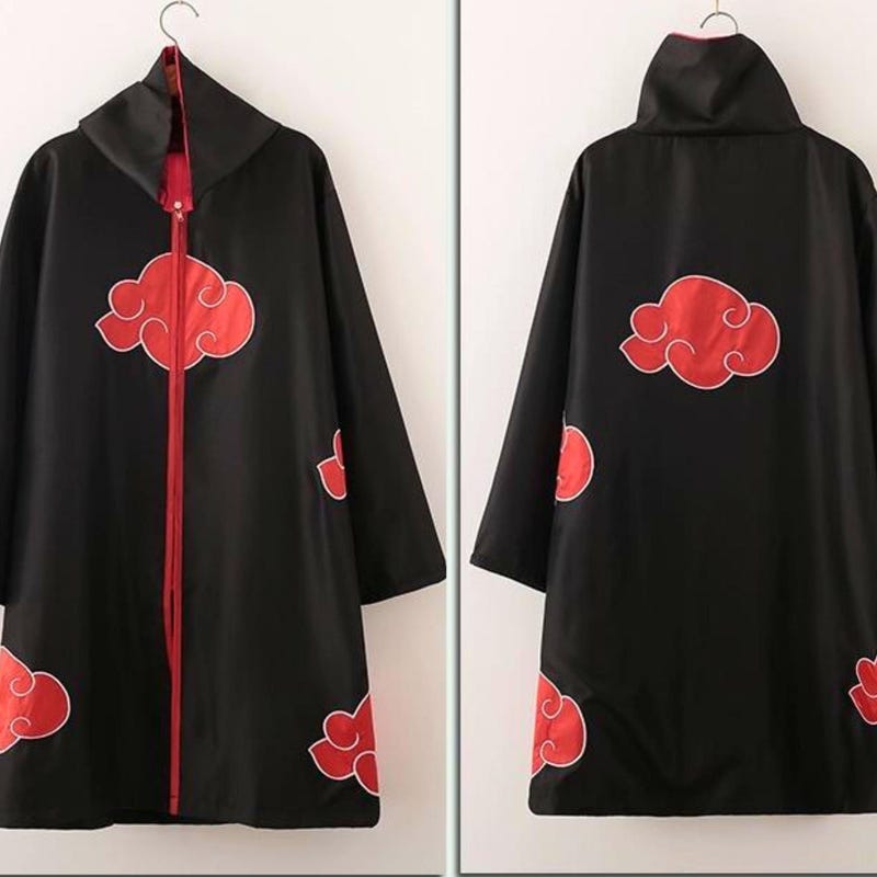 Akatsuki Cosplay Cloak Etsy Akatsuki Cosplay Cloak Etsy