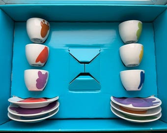 marco Lodola - ILLY CAFFÈ - Illy - tazzine Ballerine (7) - - Catawiki