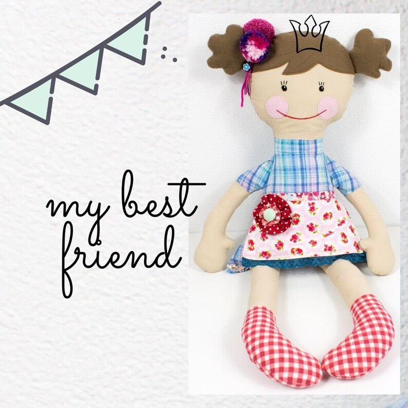 handmade fabric doll