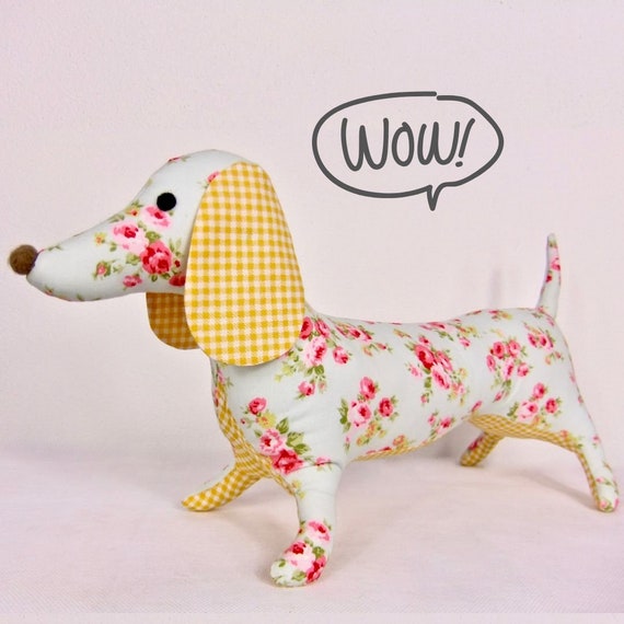 stuffed sausage dog