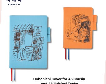 Funda Hobonichi para agendas Cousin tamaño A5 y agendas originales tamaño A6 edición limitada