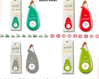PLUS Decoration Tape Deco Rush 6mm 4M, Deco Tape Cars, Yasumi, Cats, Cake Design