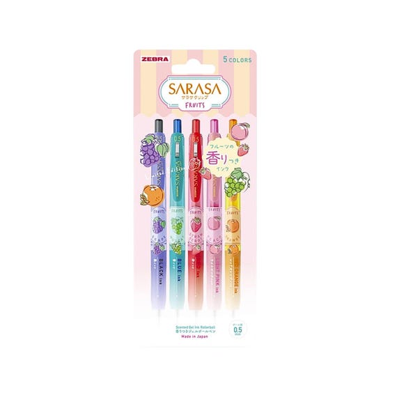 ゼブラ サラサ 限定 香り付き ノック式ゲルボールペン サラサクリップ