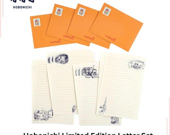 Juego de cartas de edición limitada de Hobonichi, juegos de 4 con 3 hojas de papel