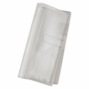 Puede incluir: Portadocumentos de pl&aacute;stico transparente. Presenta un recorte curvo para facilitar el acceso. El dise&ntilde;o es sencillo y funcional, adecuado para organizar papeles o tarjetas. El contenido es visible.