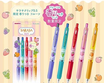 ゼブラ サラサ 限定 香り付き ノック式ゲルボールペン サラサクリップ