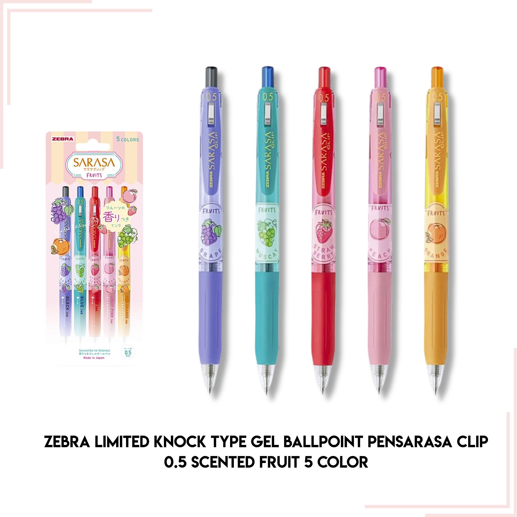 ゼブラ サラサ 限定 香り付き ノック式ゲルボールペン サラサクリップ