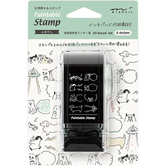 Tampon Rotatif à Motif De Bulles De Parole D'animaux