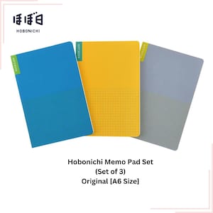 Hobonichi Memo Pad Set (Set of 3)   for Weeks/Weeks Mega