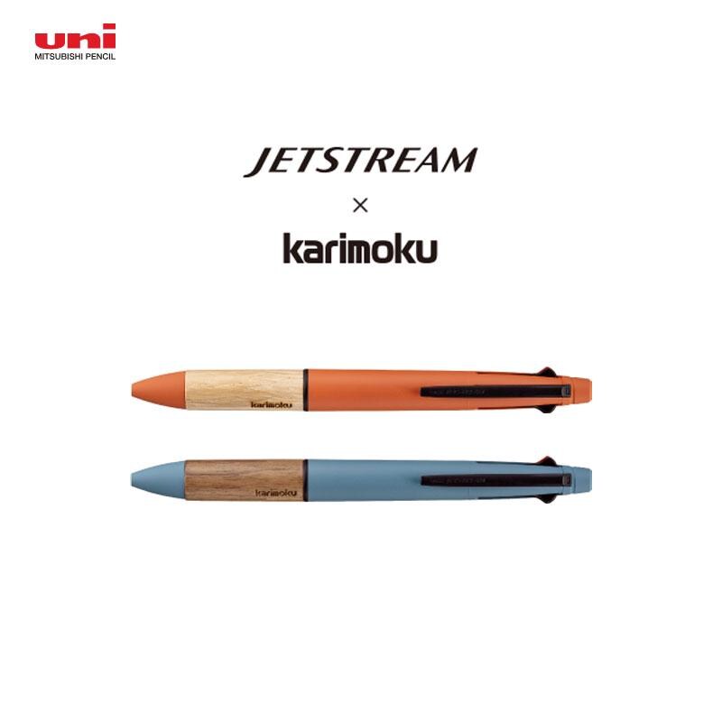 Jetstream Color JETSTREAM 4&1 X Karimoku Uni MITSUBISHI PENCIL Multi-function Pen 0.5 ...