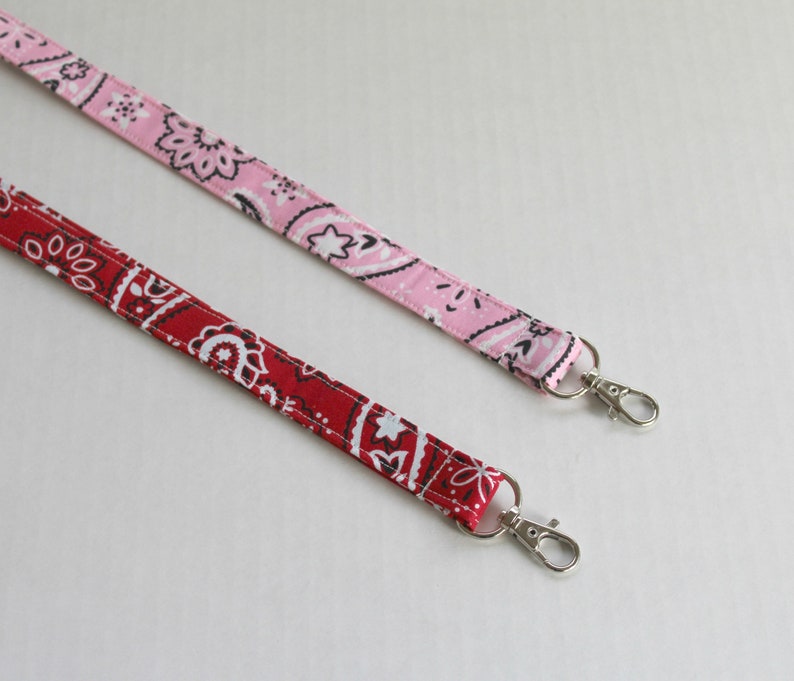 Key Chain Lanyard Id Holder Key Leash badge holder navy blue anchors red dots