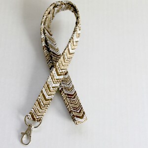 Cordino di Brown / Tribal tema cordini / ID Badge Holder / Cute cordino / Girly portachiavi / Pretty cordini/tessuto cordini / cordino Boho