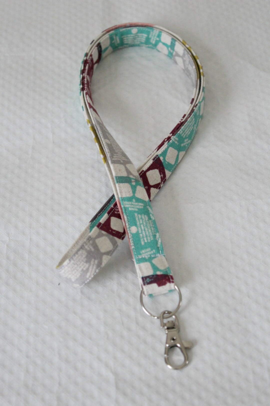 Cream Lanyard / View Finder Lanyard / Key Lanyard / ID Badge Holder / Keychain Lanyard /Teacher