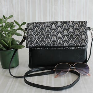 Sac Crossbody Pliant, Sac CrossBody Simple, Sac à Main JULIA CrossBody, Sac à Main tous les jours, Sac à main, Sac Crossbody Noir, Sac Boho, Cadeaux pour 50