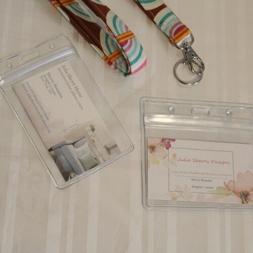 Plastic Id Card Holder Lanyard