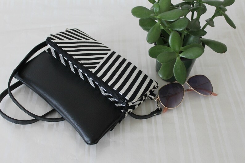 Boho Bag Gifts for 50 Black Crossbody Bag Handbag JULIA CrossBody Purse Every day Purse Foldover Crossbody Bag Simple CrossBody Bag