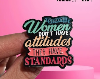 Empowering Women Keychain - Funny Attitude Standards Gift