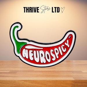 Neurospicy Enamel Pin Badge - ADHD, Autism, Neurodivergent
