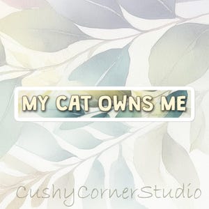 Cat Life - Meine Katze besitzt mich lustiger Sticker