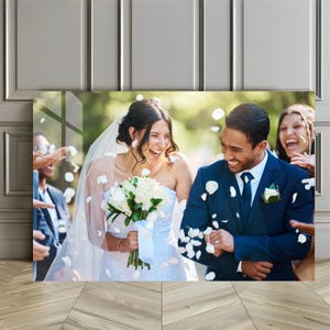 Photo Printed On Glass, Personalized Glass Picture, Custom Glass Photo Prints, Picture Printed On Glass, Glass Picture Print, Portrait photo