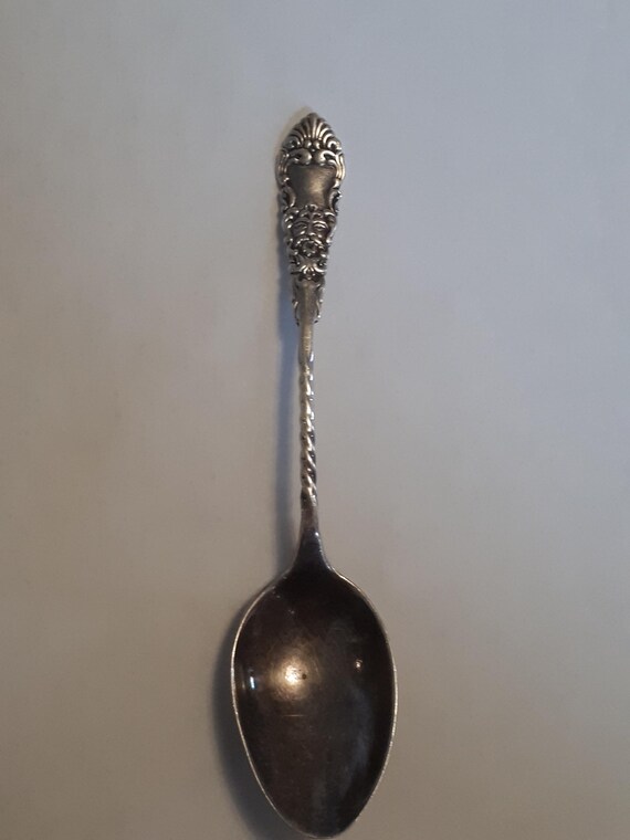 ヴィクトリア時代 純銀製マスタードスプーン