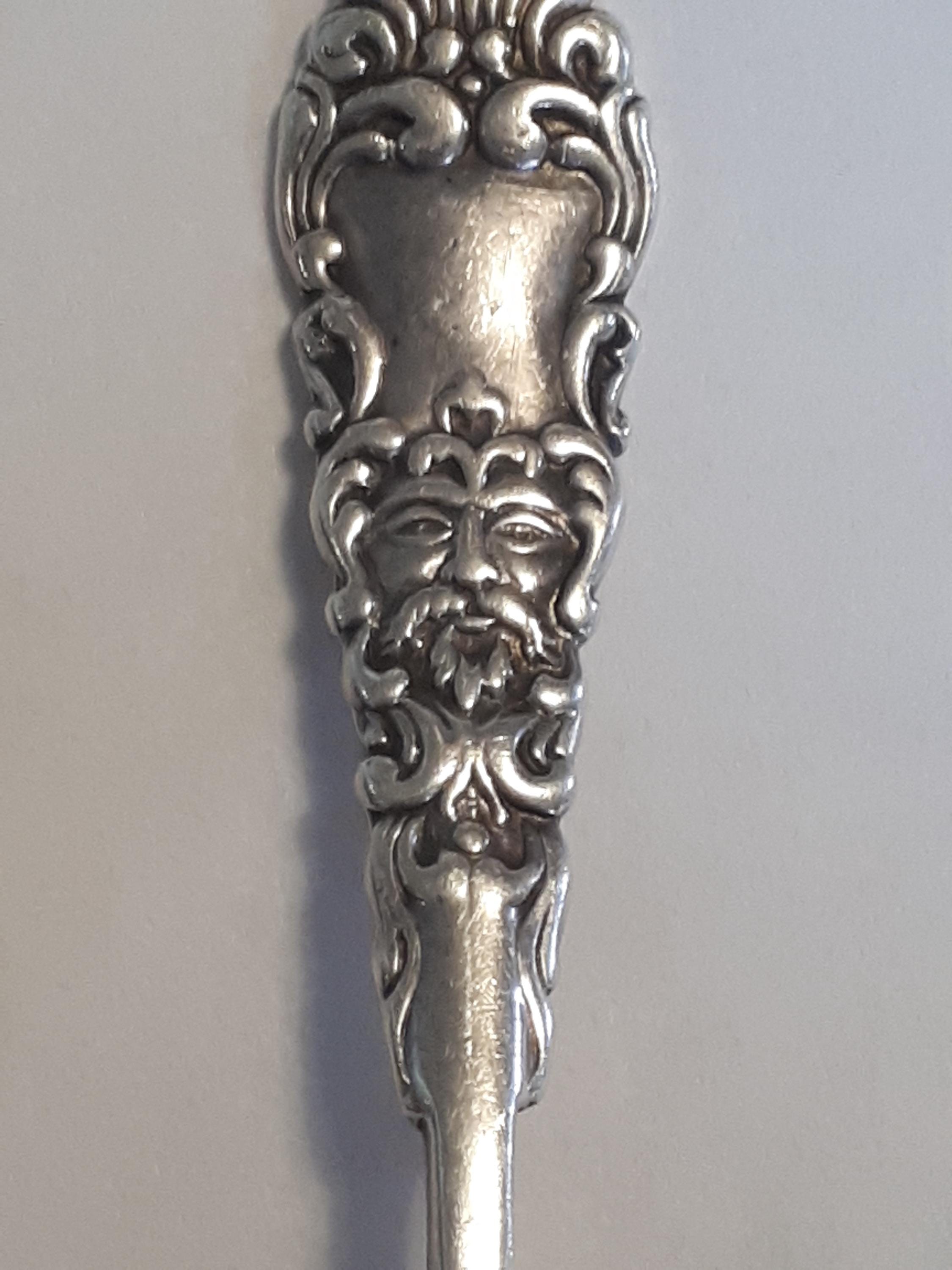 ヴィクトリア時代 純銀製マスタードスプーン