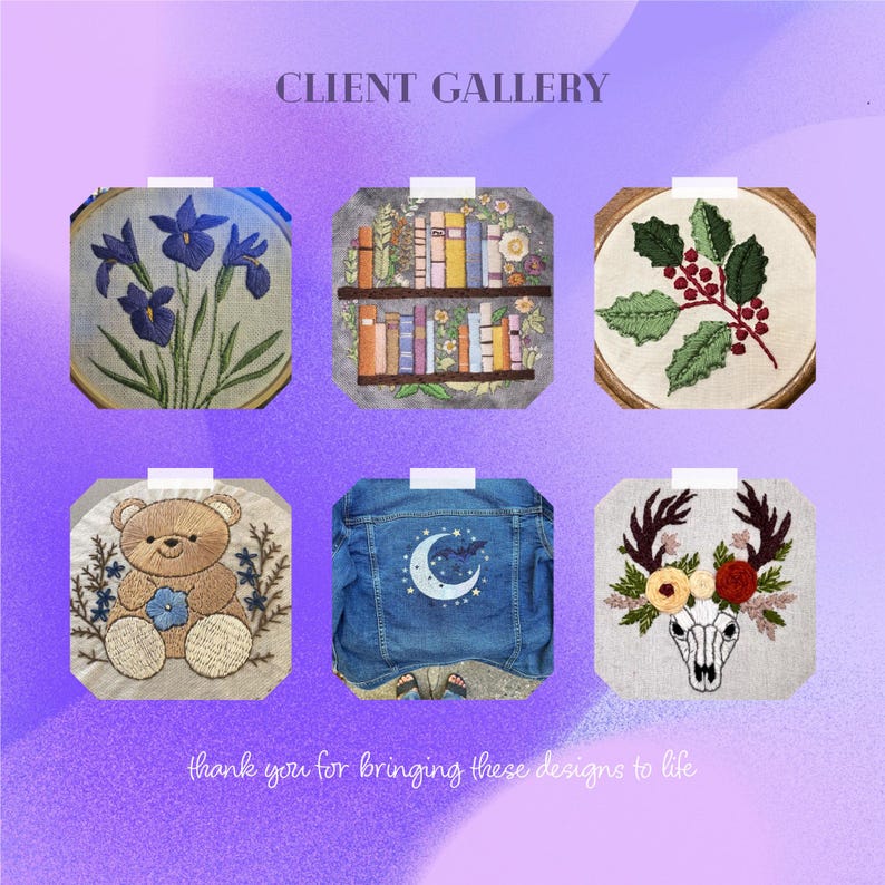 Diseño de bordado de margaritas en PDF * Adorno floral de nacimiento de abril * Regalo de flores silvestres DIY * Patrón de costura a mano de margaritas "oopsie" imagen 6