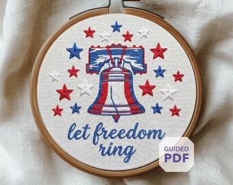 liberty bell embroidery design • USA 250 commemorative ornament • American History Decor • Patriotic 4th of July Art • Freedom Needlecraft