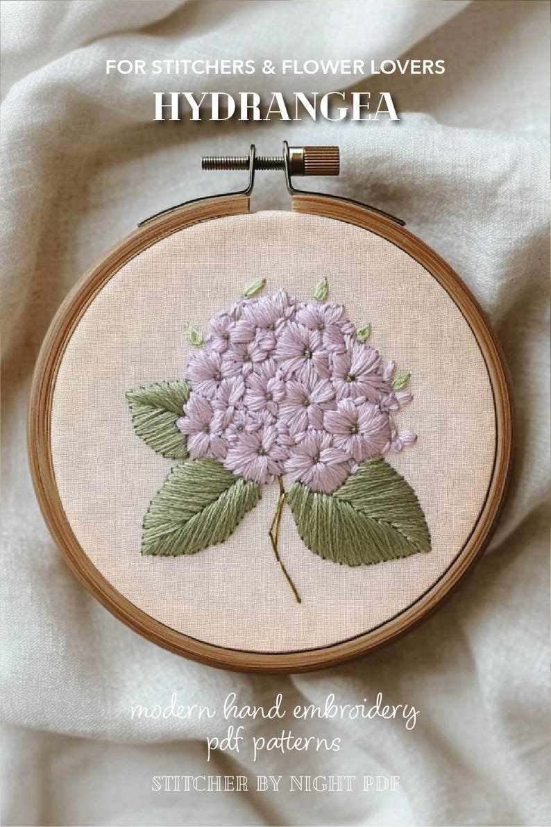 hydrangea embroidery frame * mini hydrangea embroidery designs * hydrangea nursery decor * blue pink hydrangea wall art * cottagecore sweat image 16