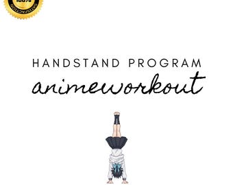 HANDSTAND Training Program (Complete Guide + NO VIDEOS) | Anime Workout