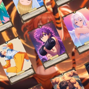 ANIME TRAINING CARDS 1.0 (20 Characters + Exercises) - Digital Version - (Printable Front & Back)
