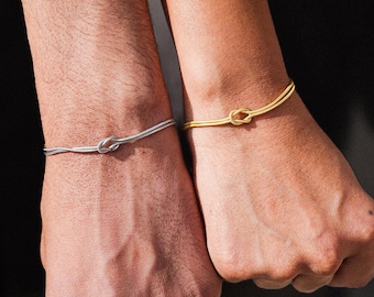 Paare Armbänder, Liebesknoten Armband, passende Armbänder, benutzerdefinierte Unisex Paar Armbänder, Paare Geschenk, Knoten Schmuck Paare Armband Set