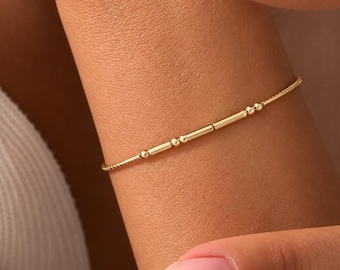 Pulsera personalizada con código Morse para mujer con nombre, pulsera unisex para parejas, mensaje secreto oculto.