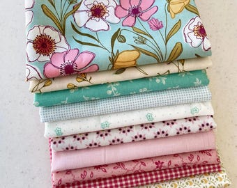 Lot de 12 fat quarters lumineux et joyeux
