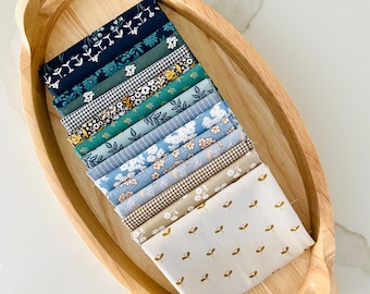 Fat Quarter Bundle, includes 16 FQs from Moda, Riley Blake, Tilda and Art Gallery