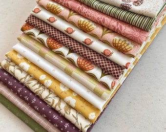 Lot de 14 pièces Cottagecore Fat Quarter, tissu en coton floral 14 pièces