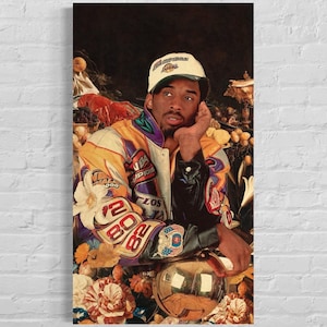 Kobe Bryant Poster, Kobe Bryant Print, Kobe Bryant Wall Art, Basketball Poster, Basketball Wall Art, Vintage NBA Poster, NBA Wall Art