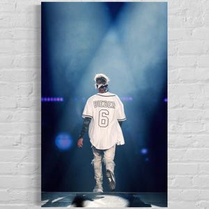 Póster de JB, lienzo para pared, decoración del hogar, pósteres verticales mate, póster musical