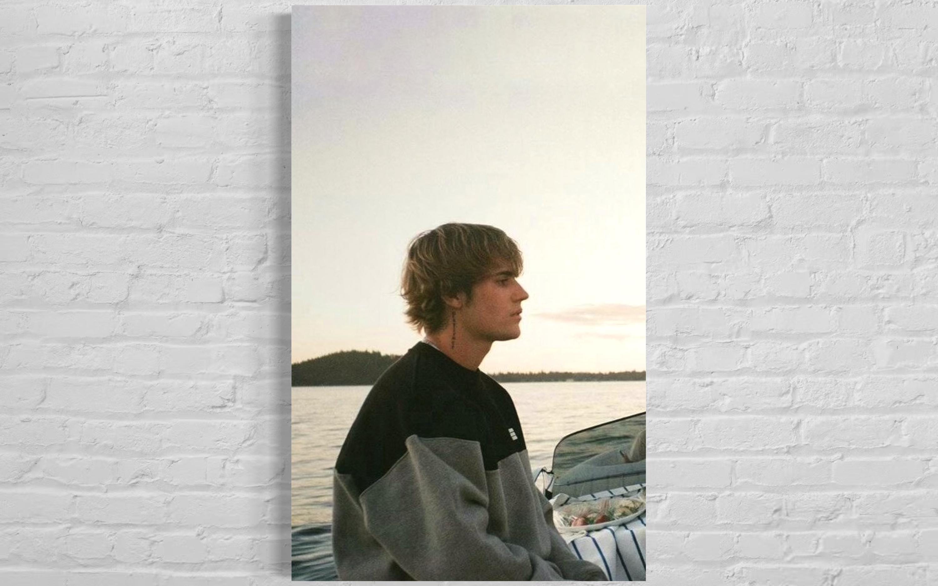 Calendrier Mural Justin Bieber 2026 - Format A3 (29,7x42 Cm) - À Spirales - Photos Couleur - 12 Mois
