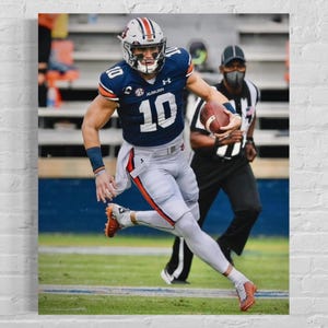 Bo Nix Poster, Football Quarterback Print, Matte Vertical Poster, Bo Nix Denver Broncos Football Print, American Football Art, Sports Fan