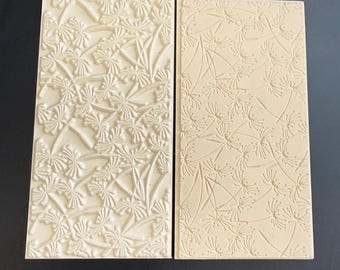 Unmounted Rubber Stamp Texture Tile set of 2 (Two)