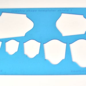 Jewelry Shape Template - Shield 1